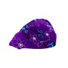 Women's Working Cap Purple Butterfly Adjustable Working Hats with Sweatband
