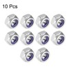 sourcing map Hex Lock Nuts - M6 x 1mm 316