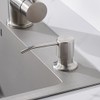 Sink Soap Dispenser Brushed Nickel, Soap Dispenser for Kitchen Sink