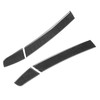 4Pcs Console Armrest Side Cover Carbon Fiber Trim Sticker Fit