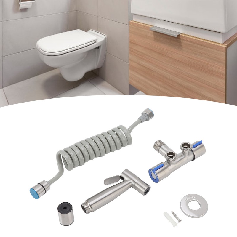 Toilet Bidet Sprayer Efficient Hygienic Pressurized Design G1/2 Male Thread