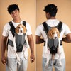 Puptail Dog Carrier Backpack Adjustable with Wide Straps and Hip