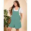 AusLook Plus Size Women's Rompers 3X Viridian Summer Casual Short