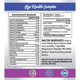 PET SUPPLEMENTS Oral Health for Cats - Cats Total Health Complex - Joint Coat Eye Immune Support Formula - cat Vitamin b12-1 Bottle (60 Tablets)