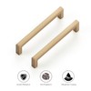 Ravinte Cabinet Handles Solid Slim Champagne Bronze 20 Pack 4