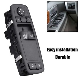 Interruptor de la ventana eléctrica, control de interruptor de la ventana eléctrica delantera izquierda para Town & Country 2008-2011 04602627AG