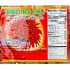 Thai Whole Dried Chili Peppers, Very Hot (14oz)