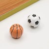 Wannianmu 4Pack Basketball Shape Drawer Knobs, Decorative Basketball Cabinet Knobs