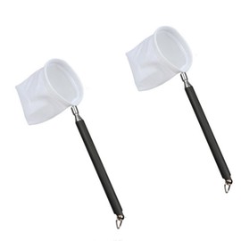 GYWHOOFT Shrimp Catch Net,2 Pcs Small Telescopic Aquarium Fish Net,Telescopic Long Handle Fishing Net,Telescopic Small Aquarium Fishing Net Extendable Skimming Net for Small Pond Fish Tank Aquarium