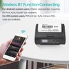 HXBER Receipt Printer, Wireless Thermal Receipt Printer 4-inch 110mm Portable