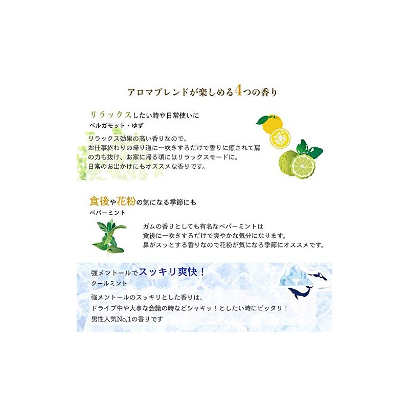 Aroma Scented Aroma Stickers for Masks, Bergamot Scent, Packaging Version