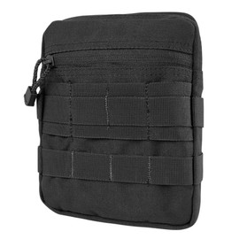 Condor General Purpose Pouch Black, 6 1/4" W x 7 1/4" H x 1 1/2" D