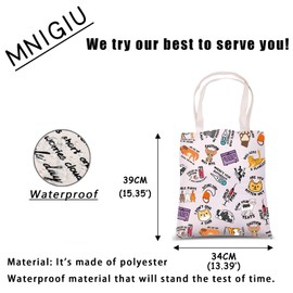 MNIGIU Funny Vet Med Tote Canvas Bag Vet Tech Gift Animal Lover Gift Vet Meme Shoulder Bag Veterinarian Gift, Vet Animal, Large