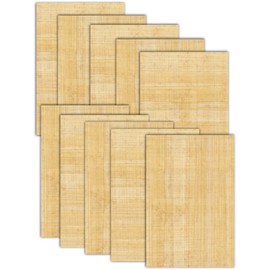 Papyrus Sheets 50 Sheets Blank Papyrus 30 x 20 cm from Egypt for Schools Art Lessons Papyrus Roll - Blanco Wedding Cards Made of Papyri, Hieroglyphic Leaf