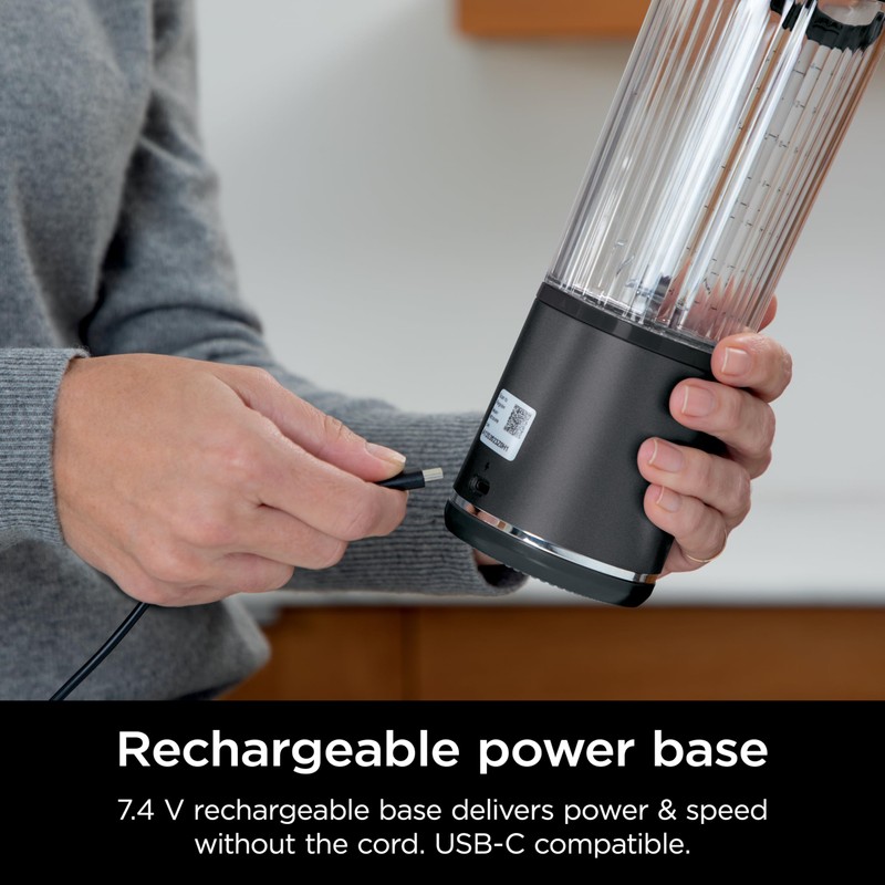 Ninja Blast Portable Blender, Cordless, 18oz. Vessel, Personal Blender For-Shakes