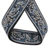 Electric Guitar Strap Adjustable Nylon Embroidered Shoulder Strap with Non