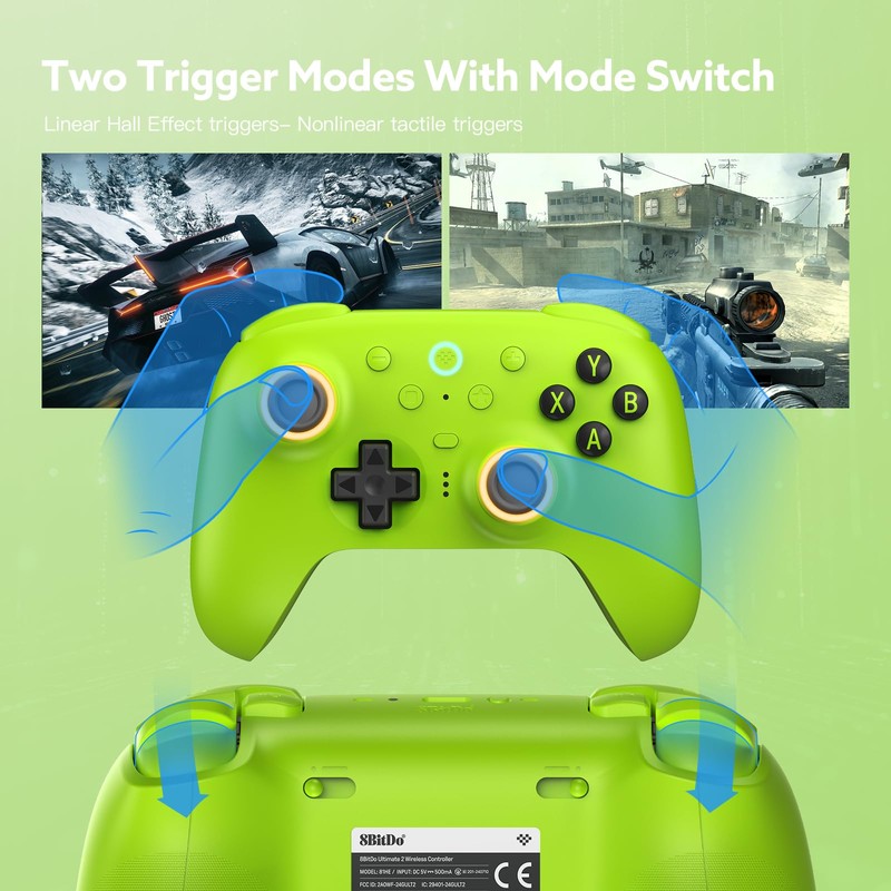 8Bitdo Ultimate 2 Wireless 2.4G Controller (TMR Joystick Update), Star-Ring