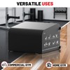 PAPABABE Hip Thrust Bench & Fitness Accessories Set, All-in-One Glute