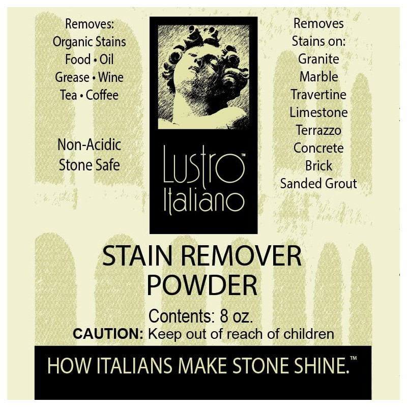 Lustro Italiano Stain Remover Powder, 8 oz