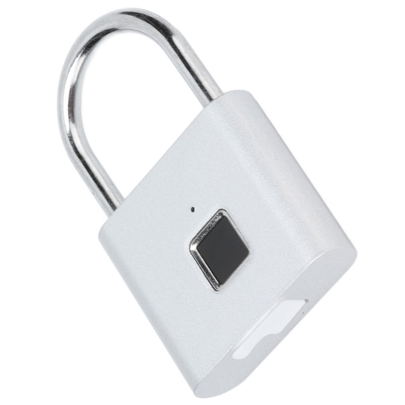 Fingerprint Padlock Zinc Alloy Smart Office Home Cabinet Door Dormitory