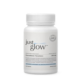 Just Glow Pterostilbene Supplement 250mg per Serving, 120 Vegetarian Capsules – Superior to Resveratrol, Third Party Tested Antioxidant for Longevity Support – Made in Canada