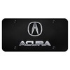 Au-tomotive Gold Compatible for Acura Chrome Logo and Name on