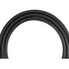 HOOWDAMY Lubricant Hose Rubber Water Hose Tube Black Inner Diameter