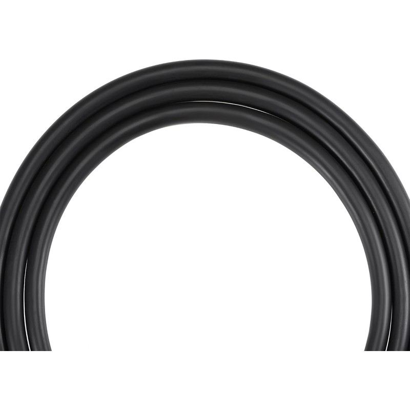 HOOWDAMY Lubricant Hose Rubber Water Hose Tube Black Inner Diameter