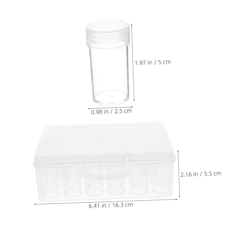 VICASKY Compartment Storage Box Lightweight Organizer Container for Garden Seeds