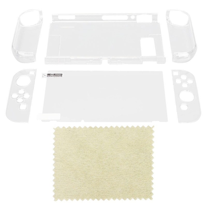 PUSOKEI Case for Switch, PC Transparent Thin Gamepad Case with