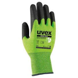 Uvex D500 Foam Cut Protection Gloves with Grip Coating Size 08/M