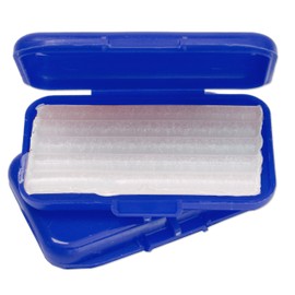 2 x Scented Dental Wax ~ 2 Boxes of 5 Strips for Orthodontic Braces (Blueberry)