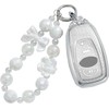 Pangpai Key Fob Cover for Subaru Ascent BRZ Crosstrek Forester Impreza Legacy Outback WRX STI Smart Key TPU Keys Case Shell Protector with Keychain Lanyard Women Cute