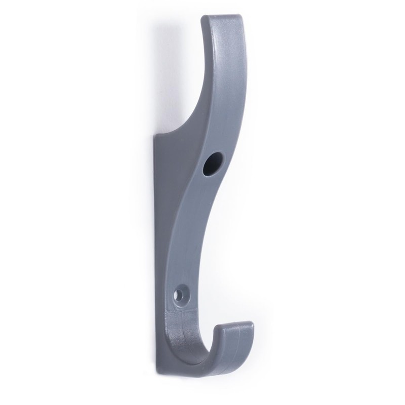 Toughook (Grey and Black Unbreakable Hooks, Pack of 10, Heavy