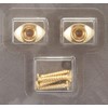 D'Addario Accessories D'Addario Elliptical End Pins, Gold, Large