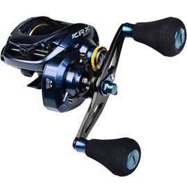 Baitcasting Fishing Reels - Casting 6.5:1 Gear Ratio Speed Spool Baitcaster Reels - 6+1 BB Carbon Fiber Drag Magnetic Braking System Low Profile Saltwater Offshore Fishing Baitcasting Reel 500TL