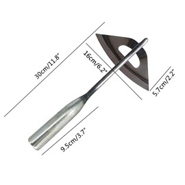 GDZTBS Garden Hoe, Stainless Steel Hollow Hoe Garden Tool Garden Planting Hoe Weeding Rake Farm Weeding Hand Hoe Floor Loosening Tool