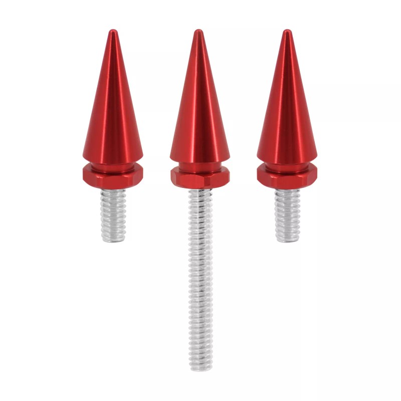 YHMTIVTU Red Windshield Trims Bolts Spike Screws Kit Fit For