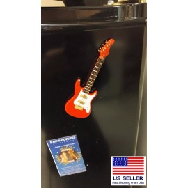 East Sound Miniature Wood Guitar, 4.7"  Magnetic for Refrigerator
