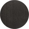 Unique Loom Outdoor Solid Collection Area Rug (10' Round Black/Ivory)