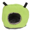Warm Bird Hammock Round Foldable Soft Plush Winter Bird Swing