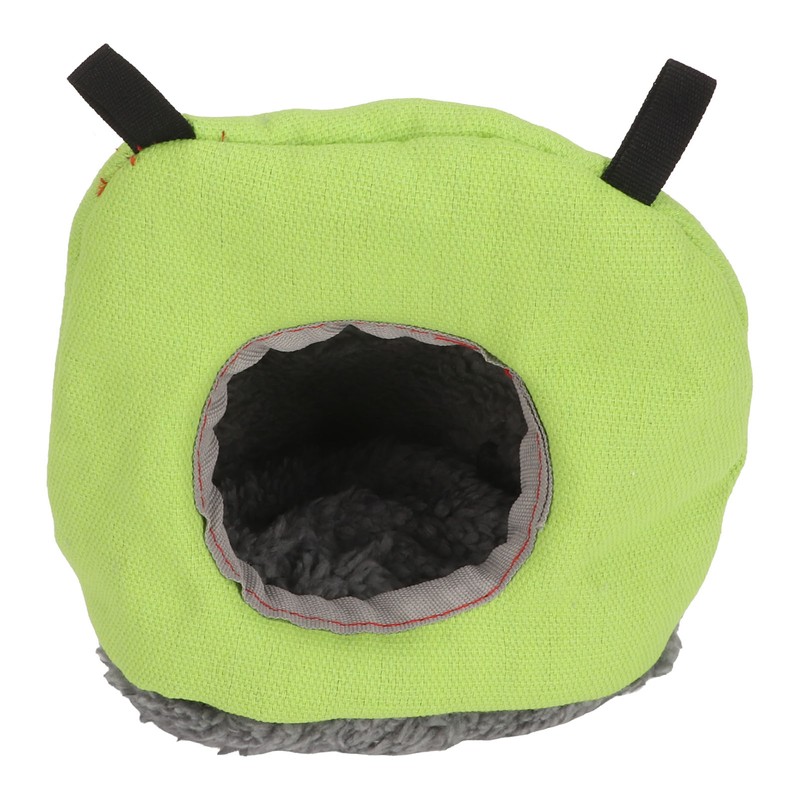 Warm Bird Hammock Round Foldable Soft Plush Winter Bird Swing