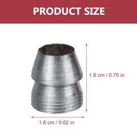 Axtkeilgriff 25 Pcs Sicherheitsrunde Griff Keile Praktischer Runder Stahlkeil für Hammer Klauen Hammer Runde Griff Keile 8 Mm 10 Mm 11 Mm 13 Mm 16 Mm Metallkeile Für Axtstiel