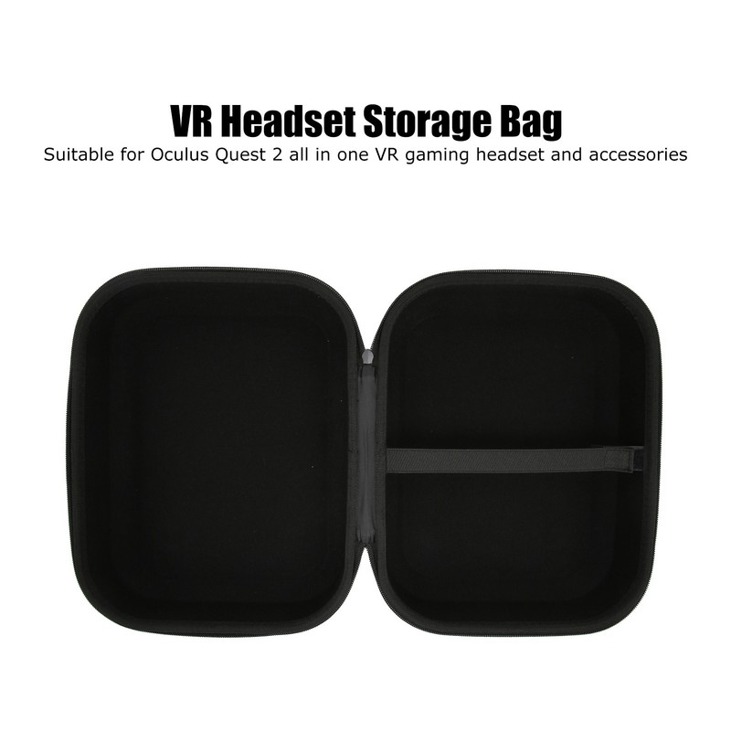 VR Headset Carrying Case Shockproof Large Capacity Lightweight Protective Storage