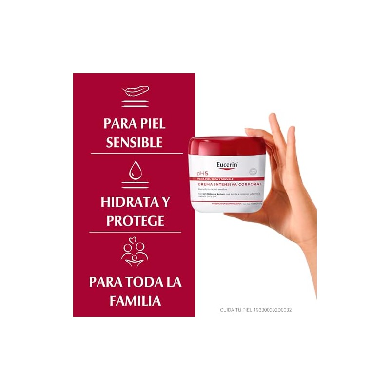 Eucerin Ph5 Crema Intensiva Corporal Piel Sensible Seca 450ml