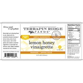 Terrapin Ridge Farms Gourmet Lemon Honey Vinaigrette Dressing - One 12 Fl Oz Bottle