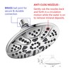 Ana Bath NEW Flexible Dual Shower Head with Handheld Combo