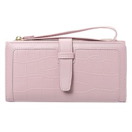 RNIEGA Purses for Women, Women's PU Wallet Purse Large Capacity, Wallet for Women with Adjustable Closure and a Wrist Strap