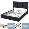 VECELO Full Size Bed Frame with 4 Storage Drawers, Adjustable