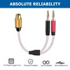 RCA Female to Banana Cable Speaker Cable Banana Plugs, TEKERA